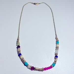 NWOT Premier Designs Gold & Jewel Toned Necklace
